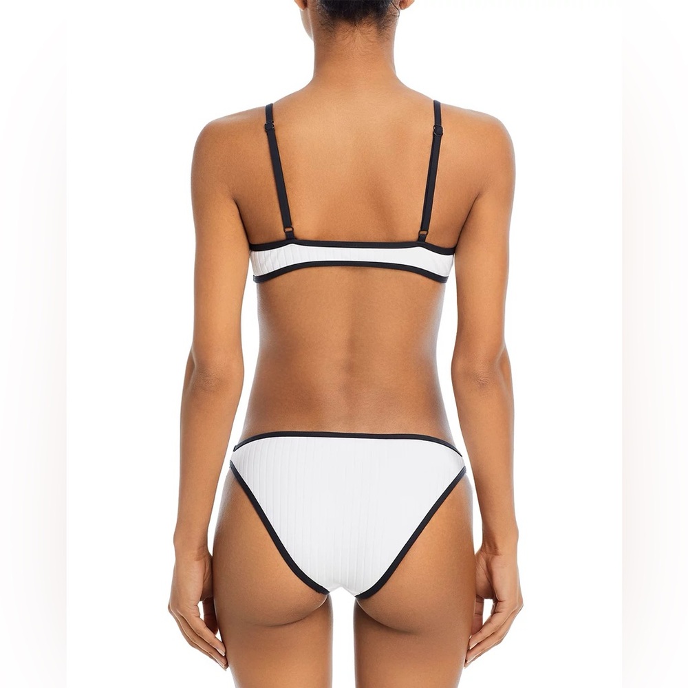 Solid & Striped White & Black bikini bottom NWT - Picture 6 of 7